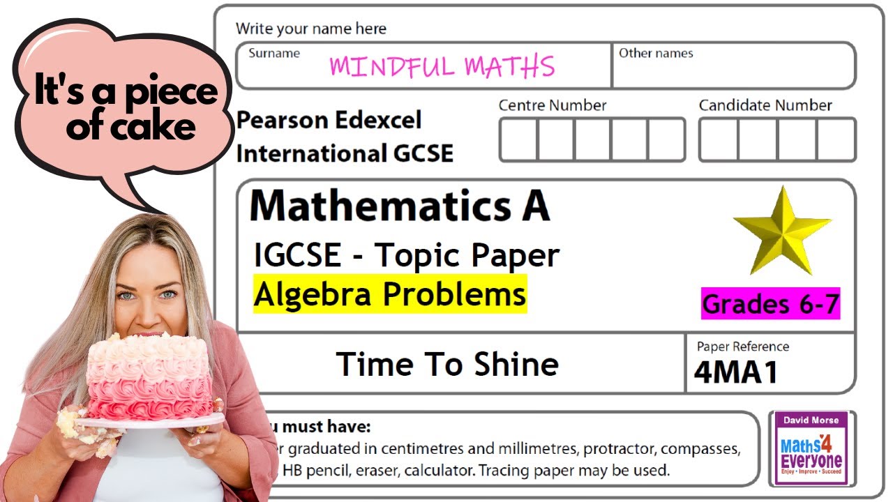 Algebra Problems - GCSE Mathematics Exam Questions
