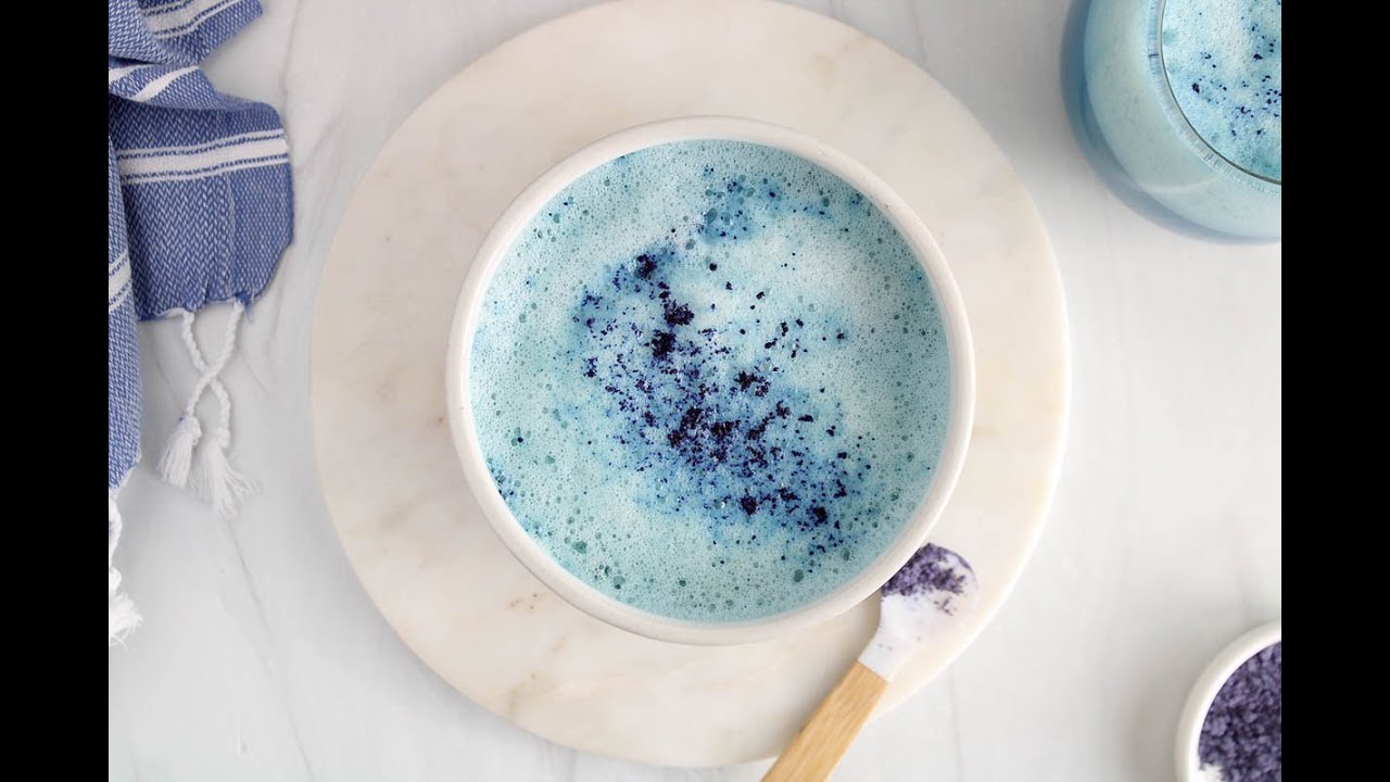 Butterfly Pea Flower Latte