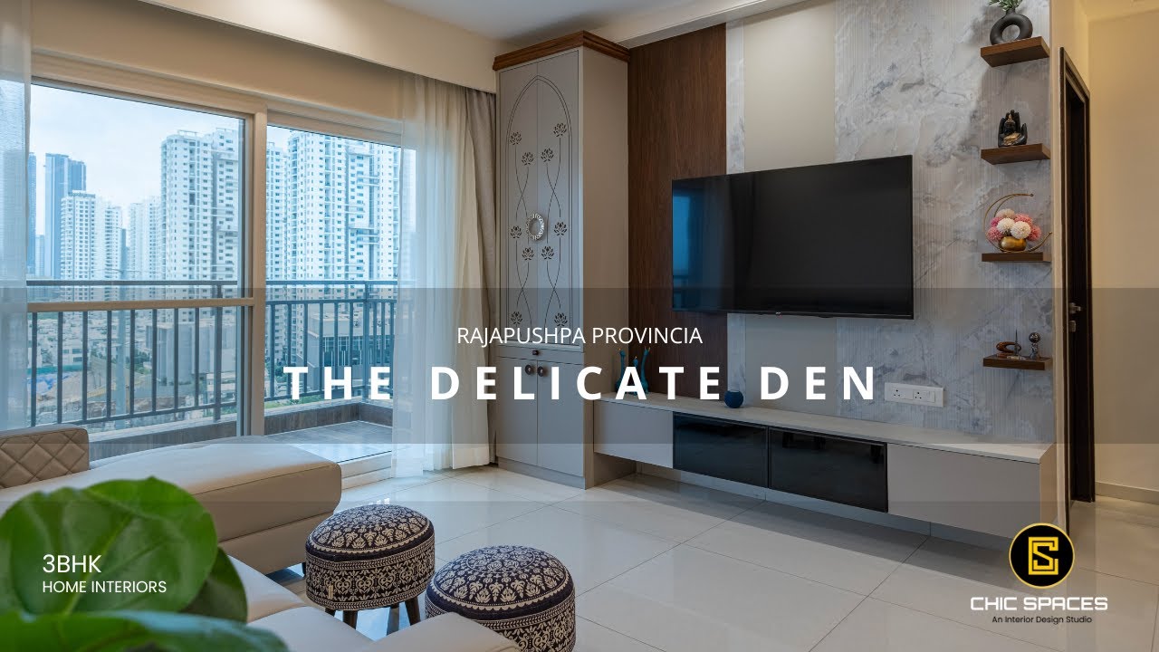 Rajapushpa Provincia 3BHK Interior Design | Minimalist Home Interior Tour by Chic Spaces Hyderabad