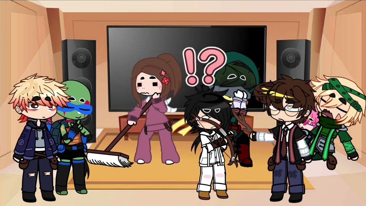Fandoms react to each other:: rottmnt,tpn :: REACTING VIDEO RESTART ::no thumbnail :: season1 part1