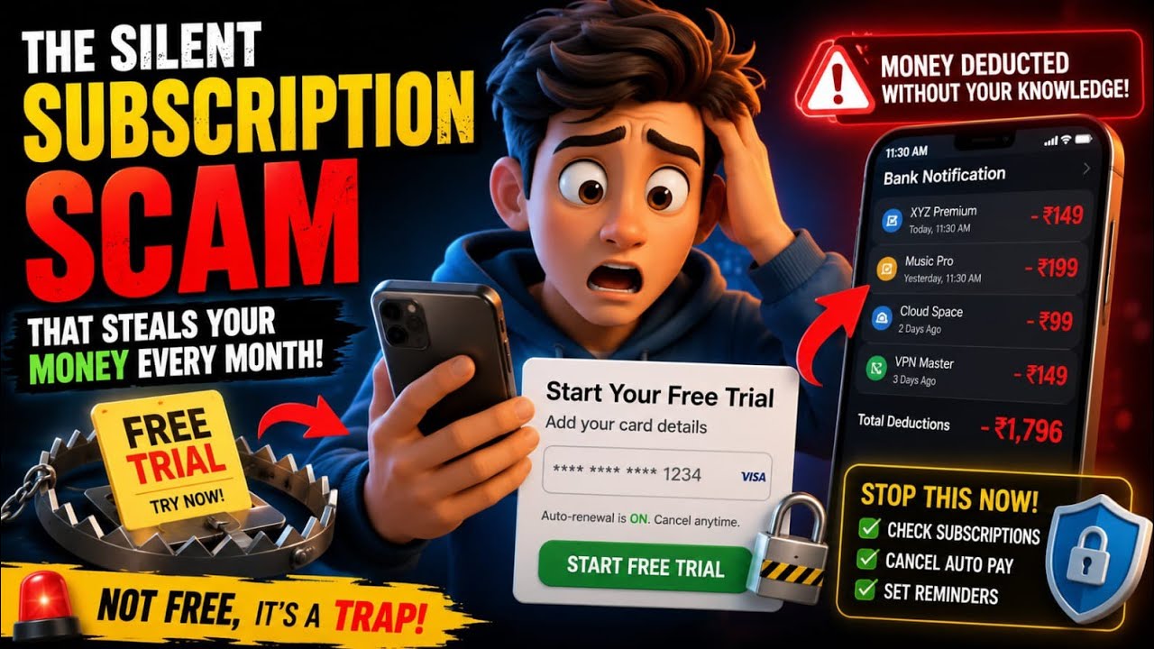 The Silent Subscription Scam That Steals Your Money Every Month! 😱💳