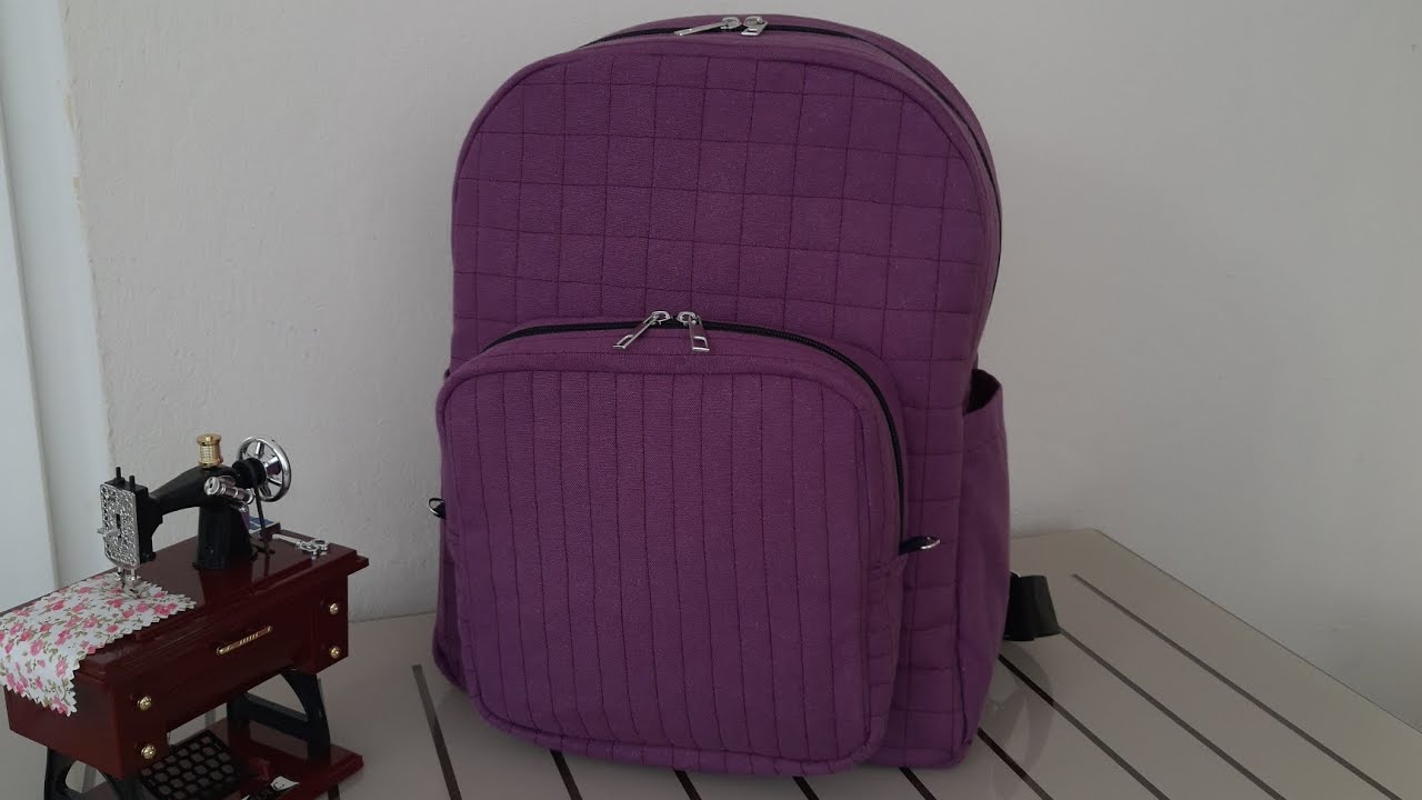 SIRT ÇANTASI /OKUL ÇANTASI/MOR ÇANTA/BACK PACK  nasıl dikilir?