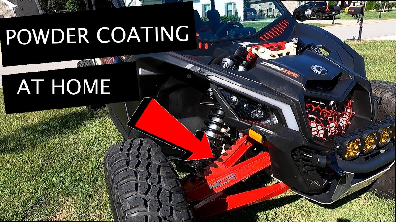 Powder Coating At Home - Illusion Red Prismatic Powders