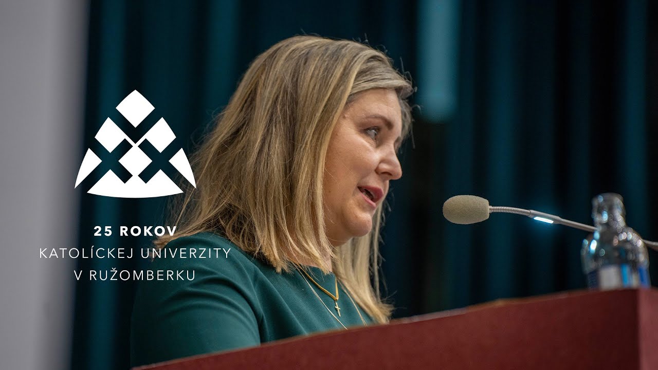 Príhovor predsedníčky ŽSK Eriky Jurinovej (25 rokov KU)