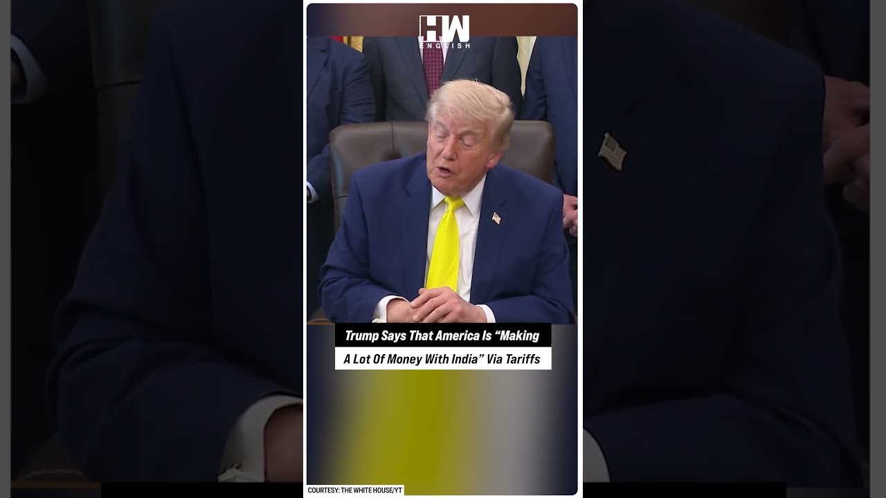 #Shorts | Trump Says That America Is &ldquo;Making A Lot Of Money With India&rdquo; Through Tariffs | PM Modi