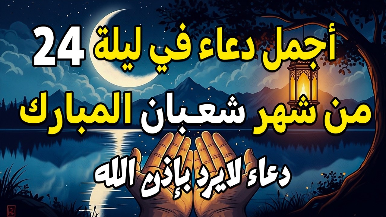 دعاء فى ليلة الخميس (24) من شهر شعبان فرض الرزق وقضاء الدين وتفريج الهم وتيسير الأمور باذن الله