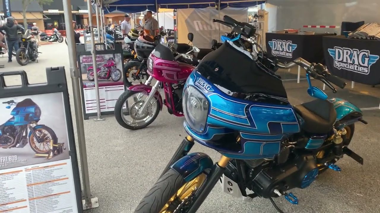 Drag Specialties Custom FXR awesome paint Twincam for FXR parts 01773835666 