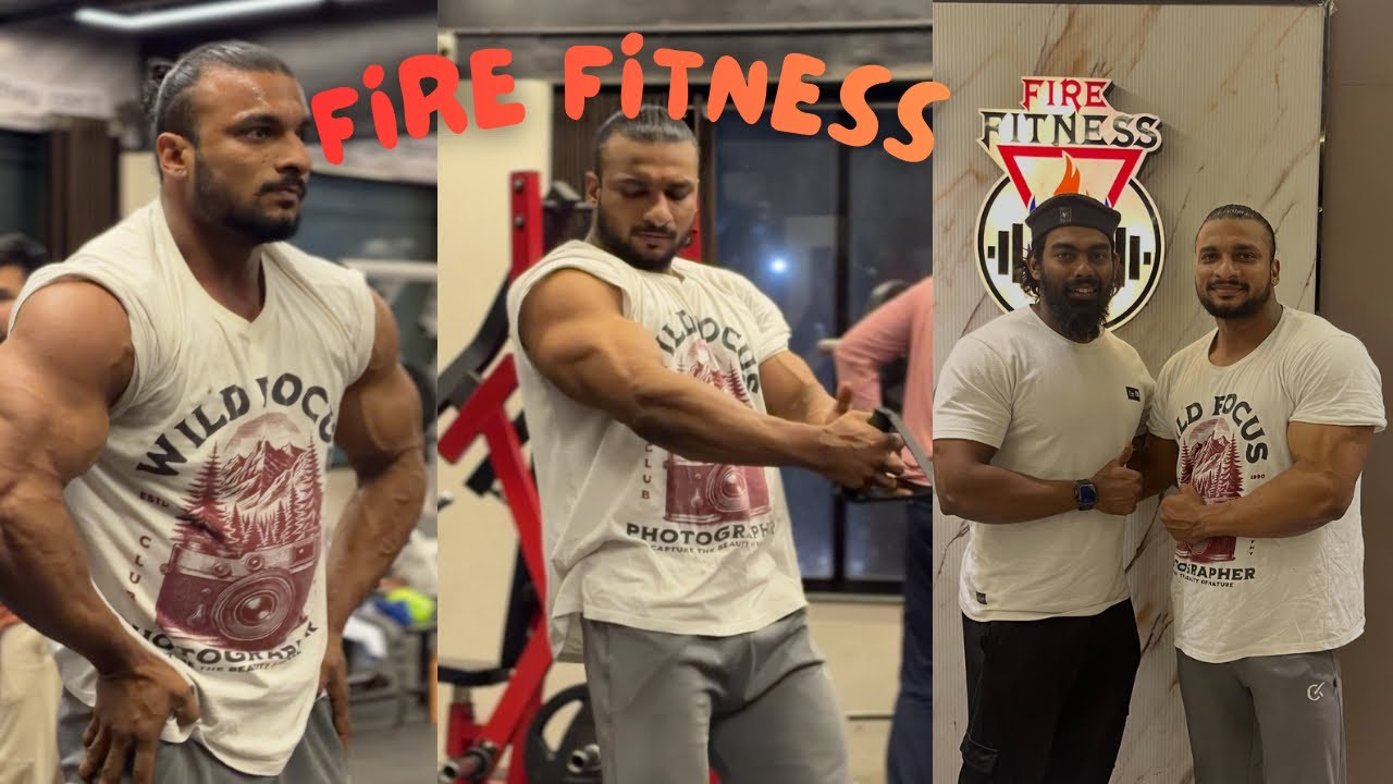 Fire Fitness gym ! Aj ka workout Bhiwandi me 
