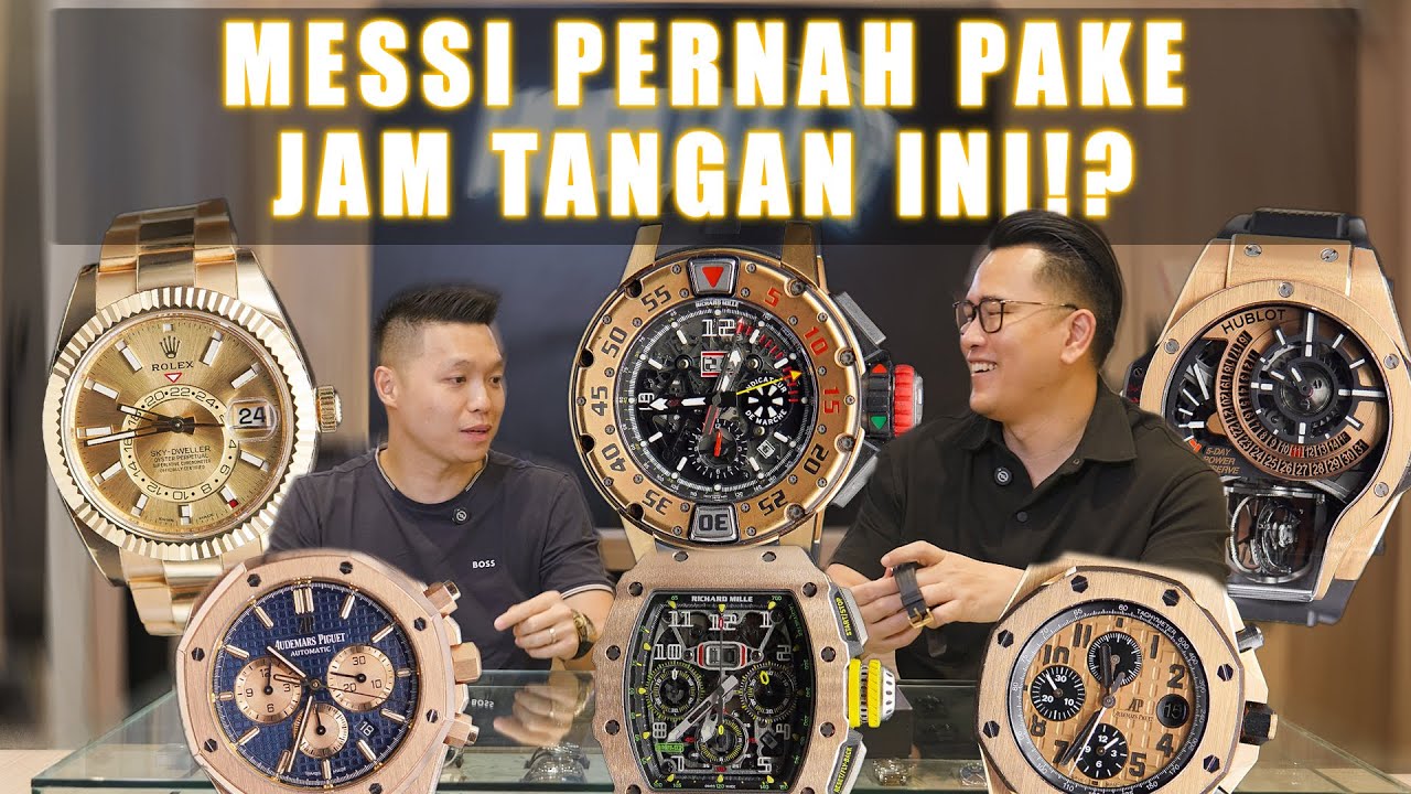 TOTAL ADA 12 MILIAR JAM TANGAN ALL GOLD DI MEJA INI❗❗