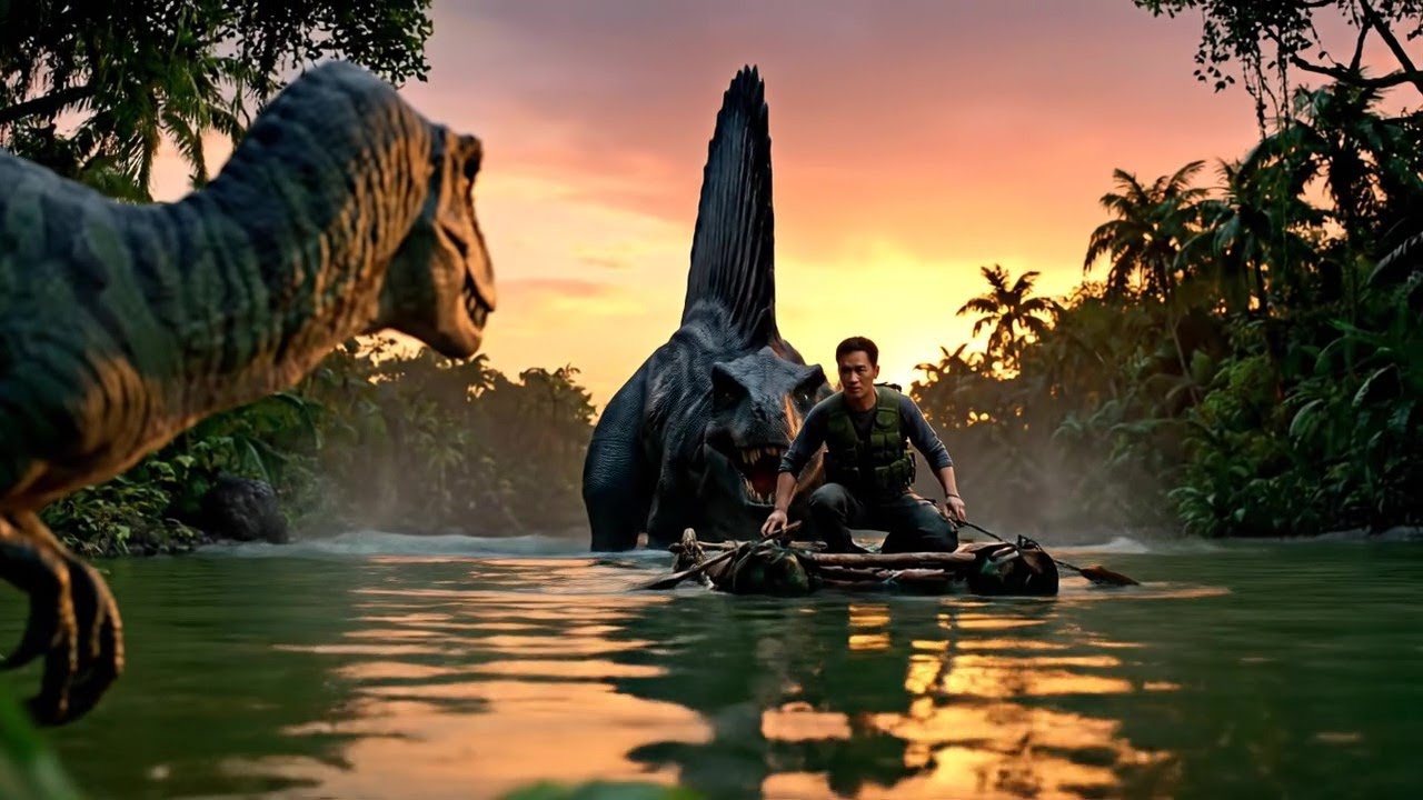 Dinosaurs reappear, stronger and more dangerous: Attacking tourist groups! A narrow escape.