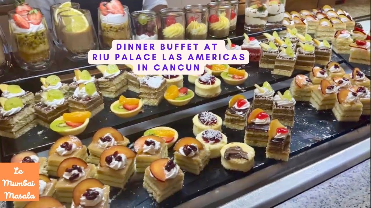The Dinner Buffet at Riu Palace Las Americas was just alright!