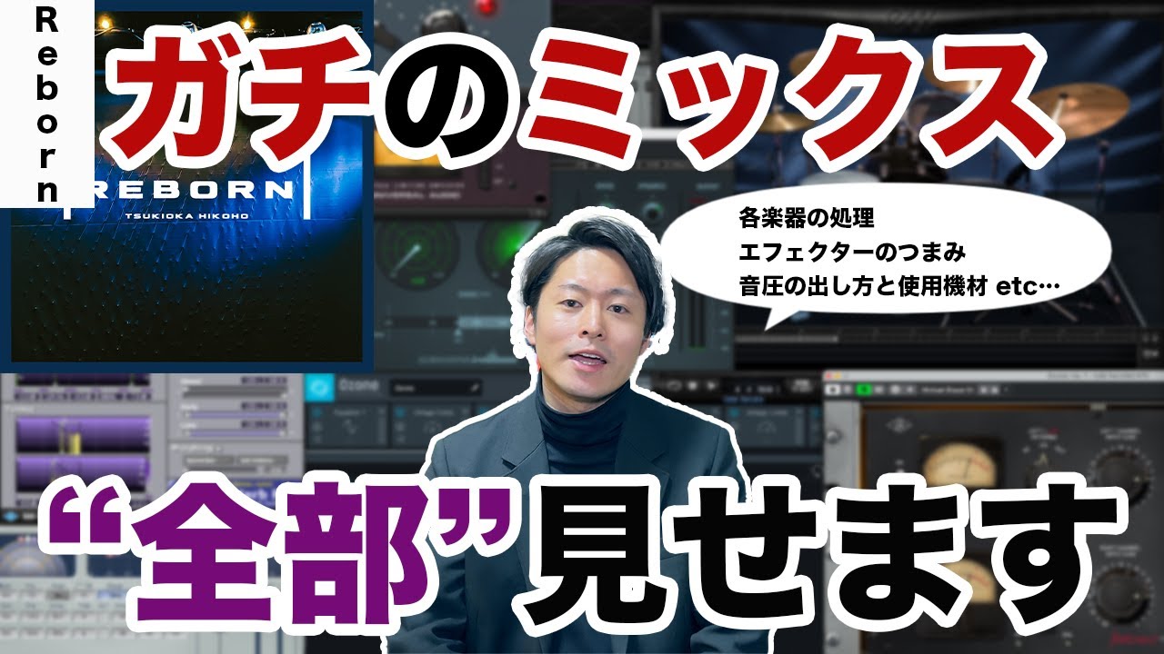 【Reborn / 月岡彦穂】DTM講師のガチのミックス、全部見せます。【徹底解剖】