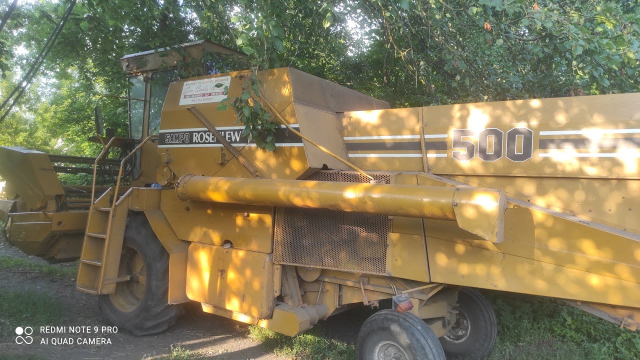 Скоро жнива🌾 Підготовка комбайна Сампо 500. Заміна втулки шнека, ременя барабана, підшипників🇺🇦