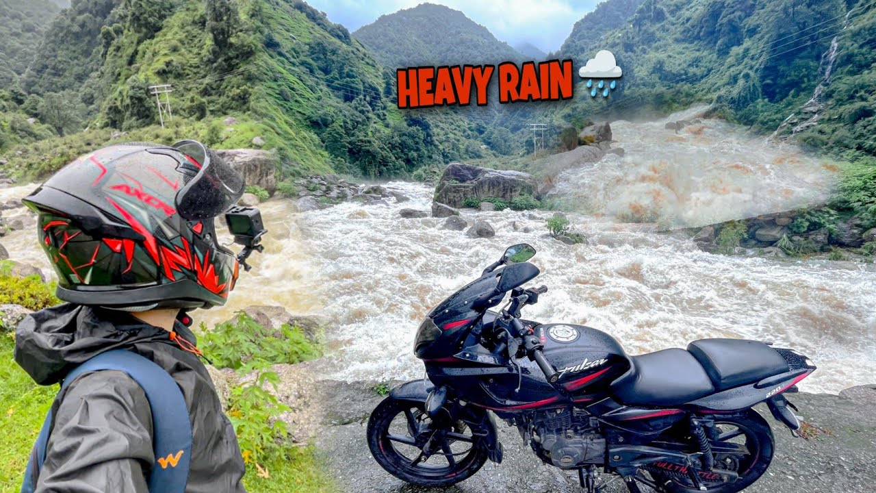 HEAVY RAIN🌧️/ WATER OVERFLOW😰! WHERE?😳 #himachal