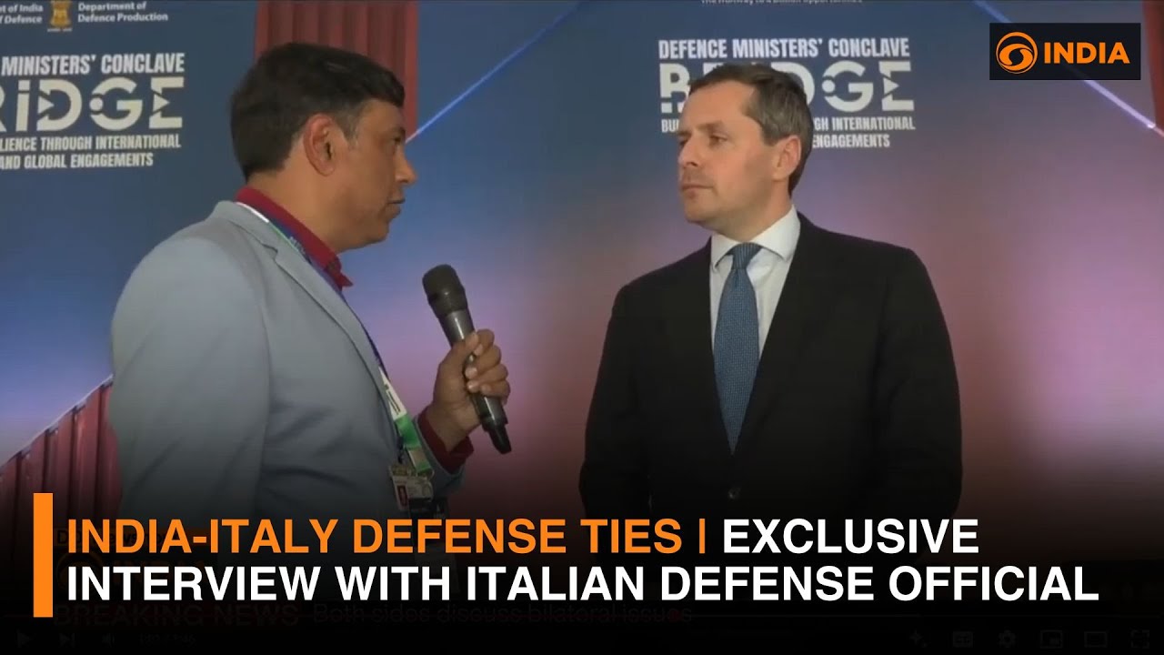 Strengthening India-Italy Defense Ties | Exclusive Interview with Italian Defense Official