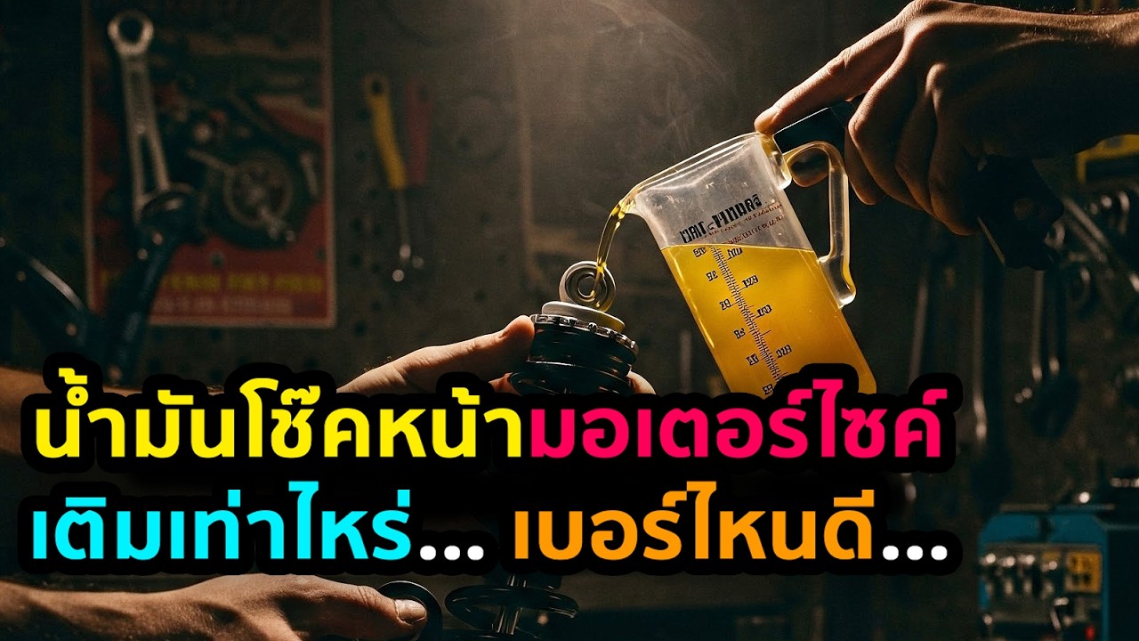#น้ำมันโช๊ค เติมเท่าไหร่ เบอร์อะไร