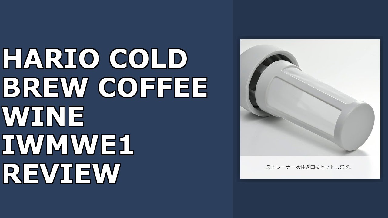 Hario Cold Brew Coffee Wine Bottle, 650ml, Black Review