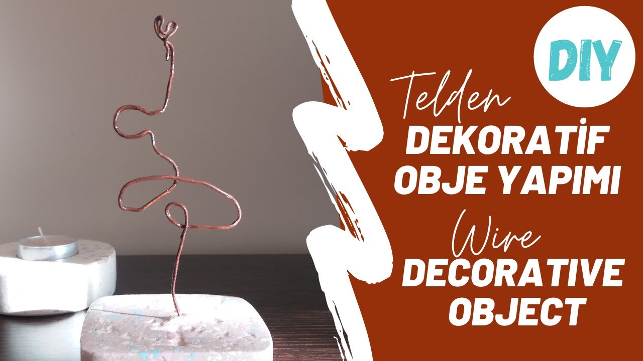 TELDEN DEKORATİF OBJE YAPIMI (Terrazzo ile İlgili Merak Edilenler ve Tel Bükme Sanatı)