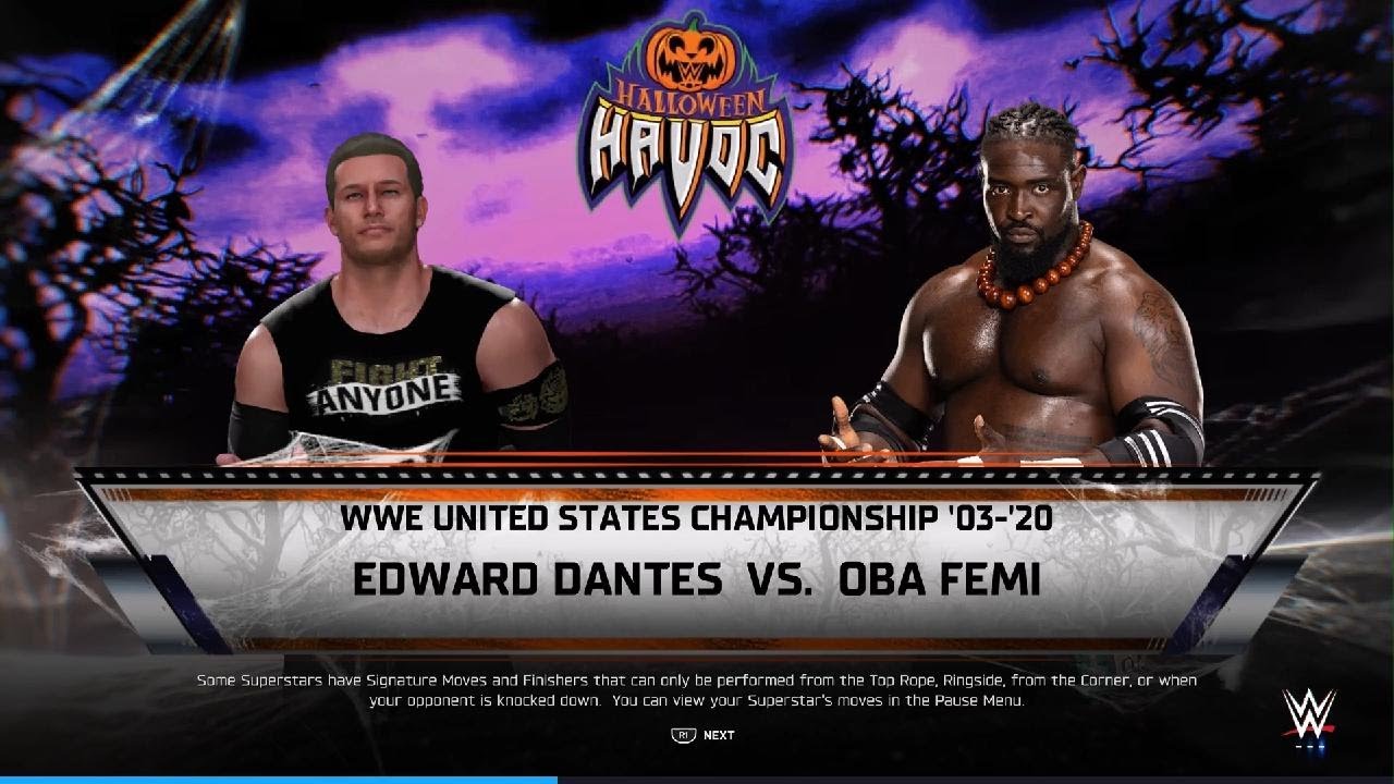WWE 2K25 Edward's US Open Challenge: Oba Femi