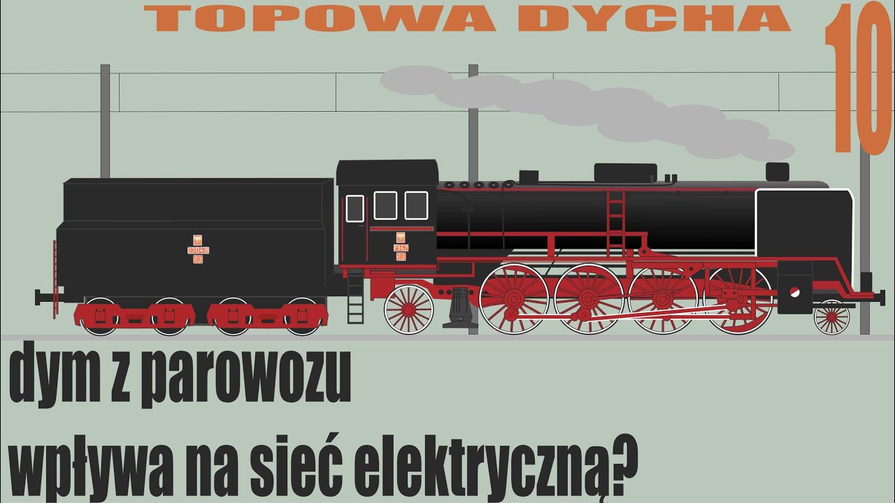 39# 👉 TOPOWA DYCHA 🔟 CIEKAWOSTEK O WPŁYWIE DYMU Z PAROWOZU NA ELEKTRYCZNĄ SIEĆ TRAKCYJNĄ 👉