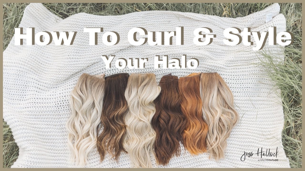 How to Curl and Style Your Extensions | Jess Hallock | HALOCOUTURE