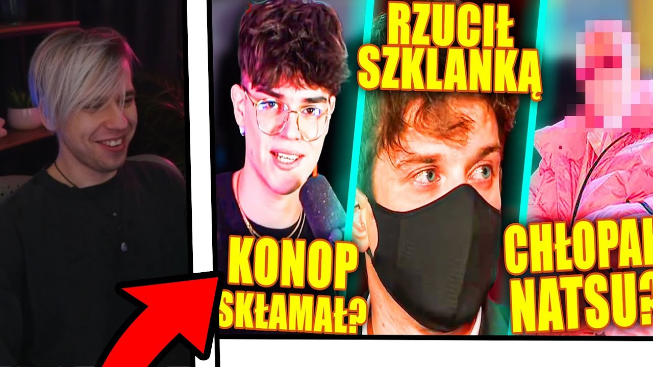 MANDZIO ogląda REVO - NATSU I USTAWIONA DRAMA Z CHŁOPAKIEM? (LINKIEWICZ, KONOPSKI, NITRO, PRIME MMA)