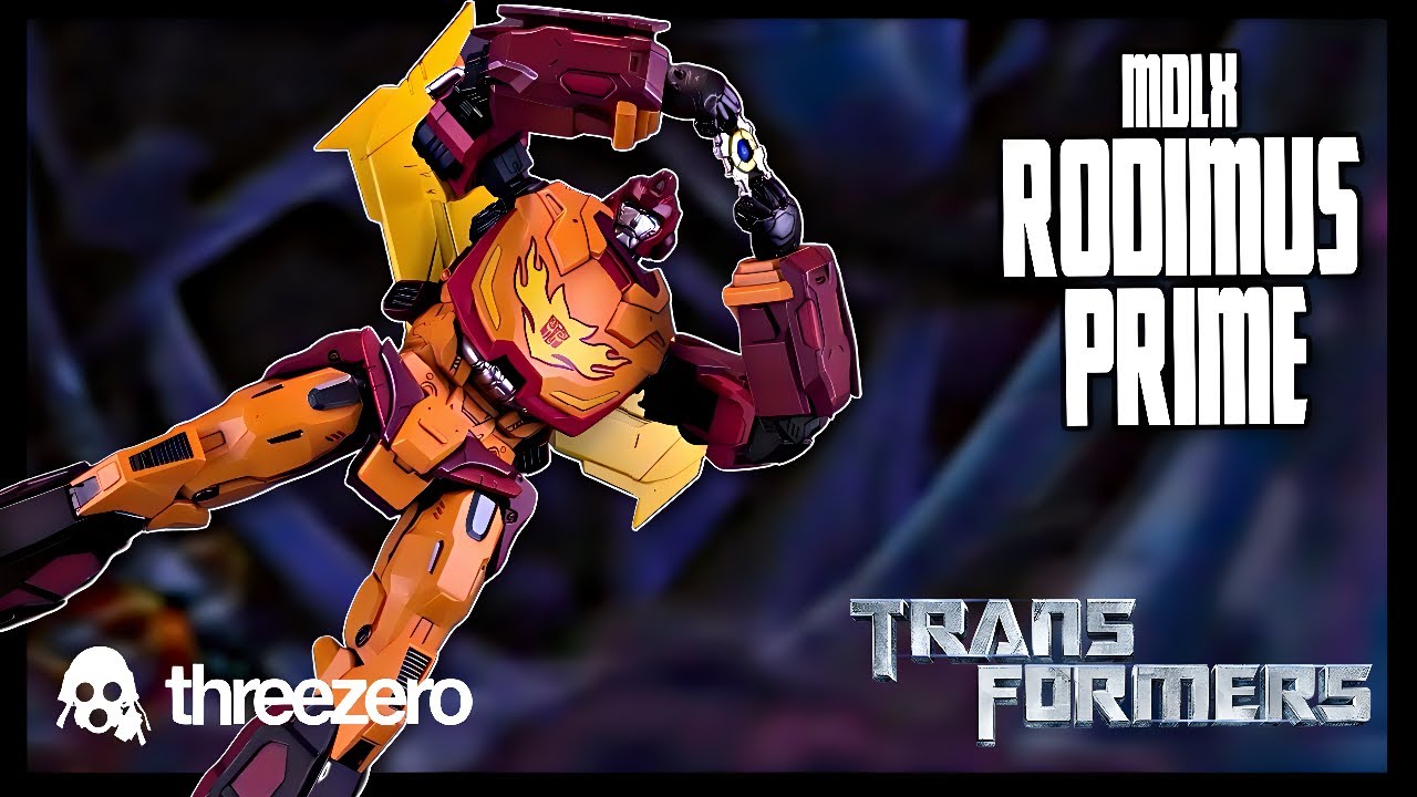 Threezero Transformers MDLX Articulated Figures Series Rodimus Prime @The Review Spot