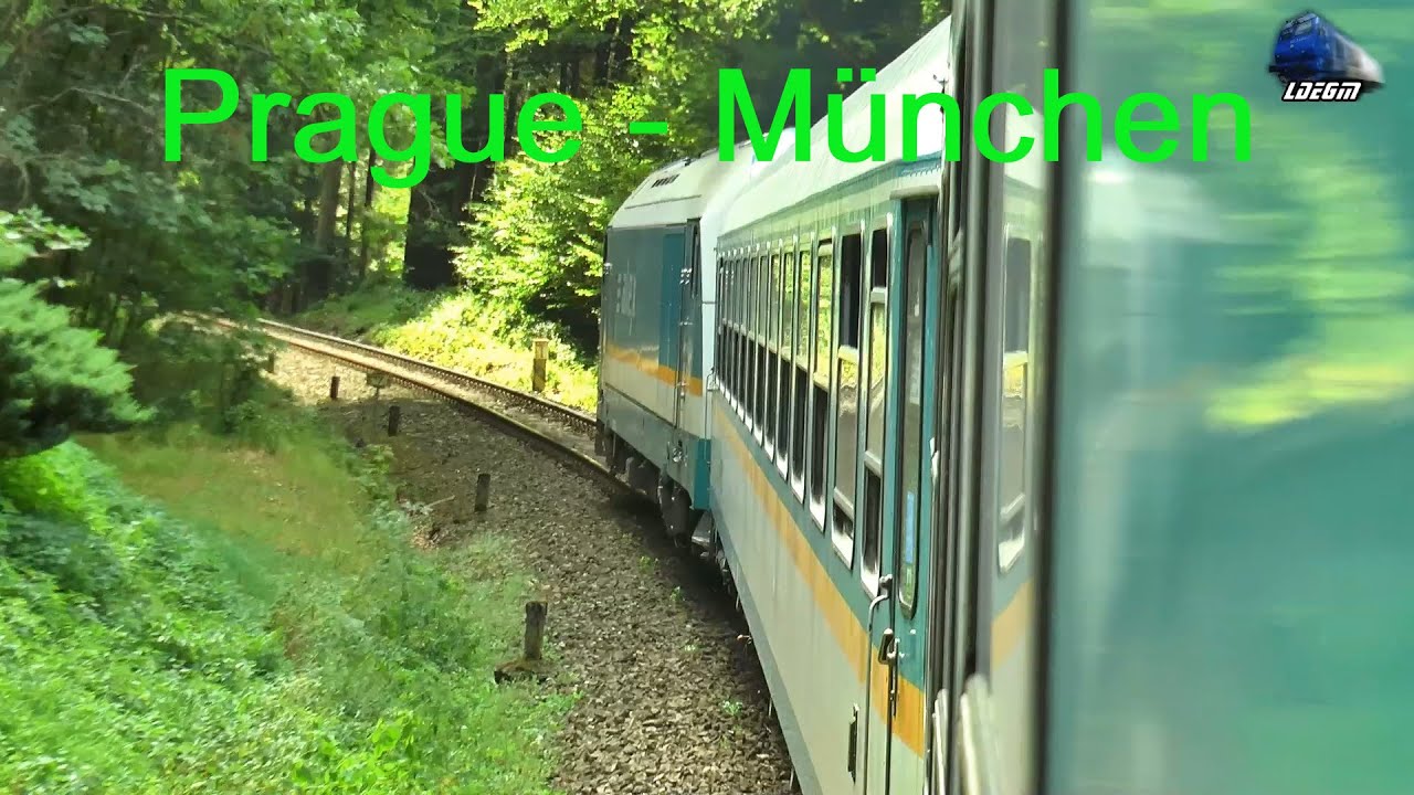 Train Travel 🇨🇿➡️🇩🇪  Prague ~ Czech Republic to Munich ~ Germany with 3 Trains - 12 August 2022