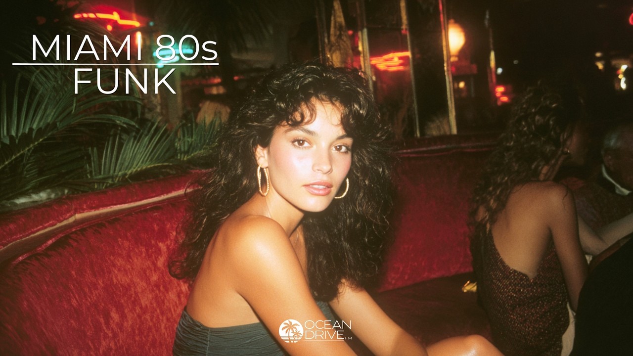 80s Funk Night Flow 🌃 Miami Skyline Nights | Smooth Cocktail Lounge Groove