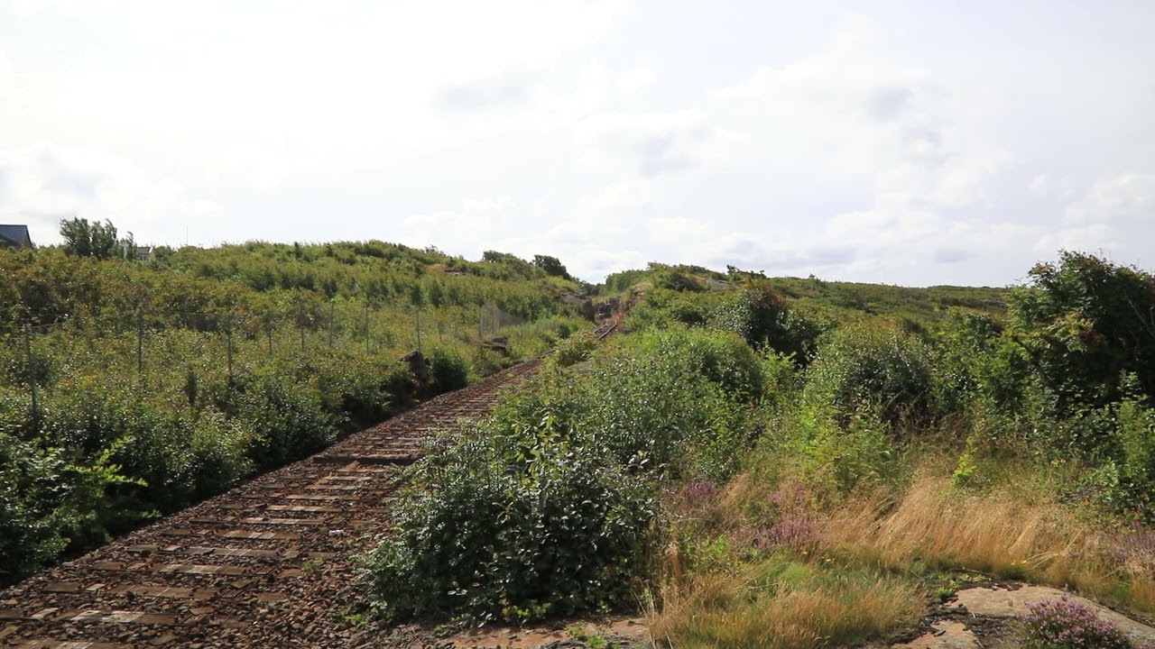 Varberg Strandpromenaden banvallen rälsborttagning 2025 08 12 12412