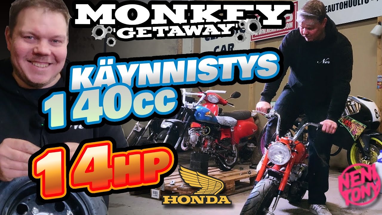 GETAWAY Monkin Ensikäynnistys | 140cc | 14hp