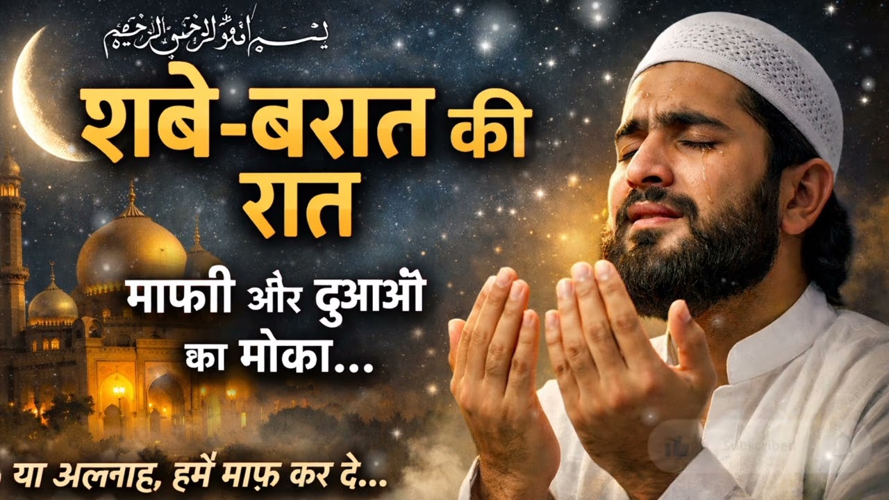 शबे-बरात की मुक़द्दस रात | माफ़ी, रहमत और दुआ की रात | Shab-e-Barat Bayan