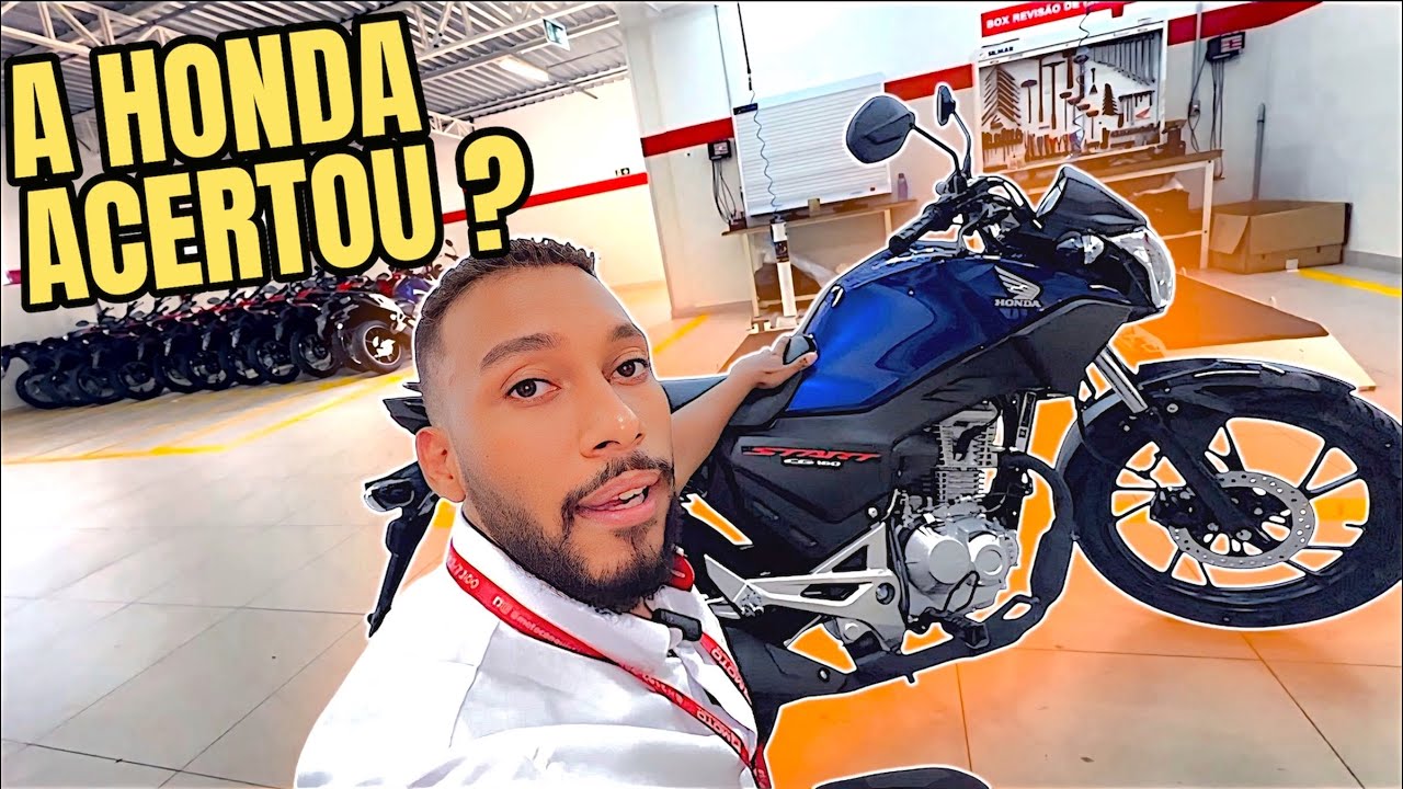 CHEGOU A NOVA START160 2026 SMURF 💙 A HONDA ACERTOU ?