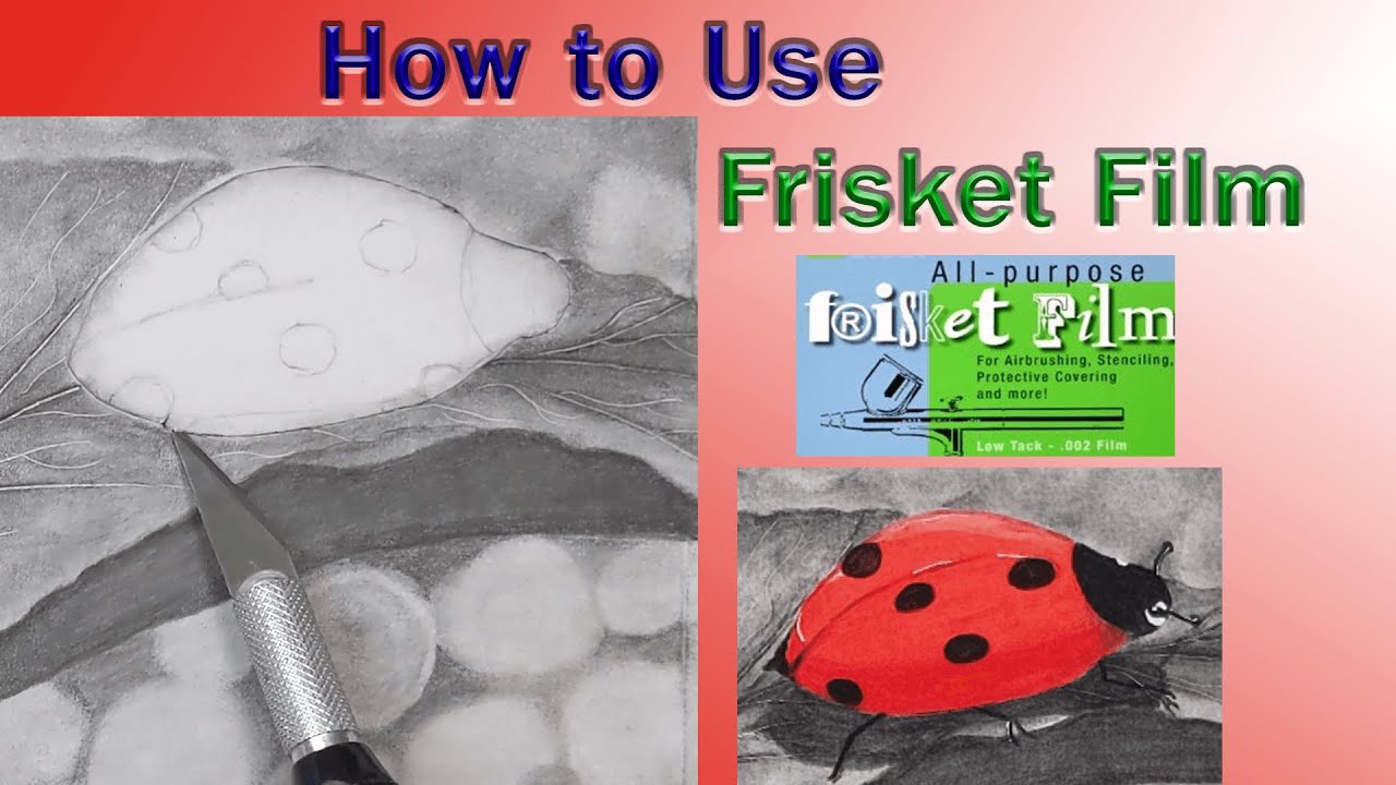 How to Use Frisket Film - Masking in artwork - (Awesome drawing TRICK) - Drawing Ex #5