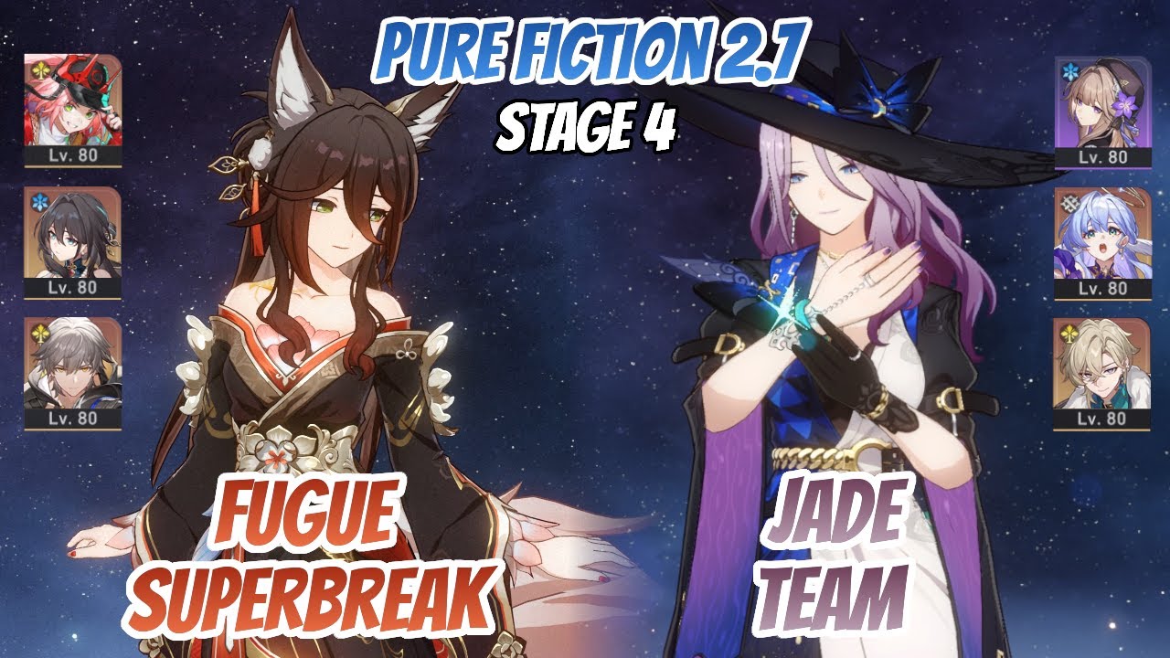 Fugue SuperBreak & Jade Team Pure Fiction Stage 4 (3 Stars) | Honkai Star Rail