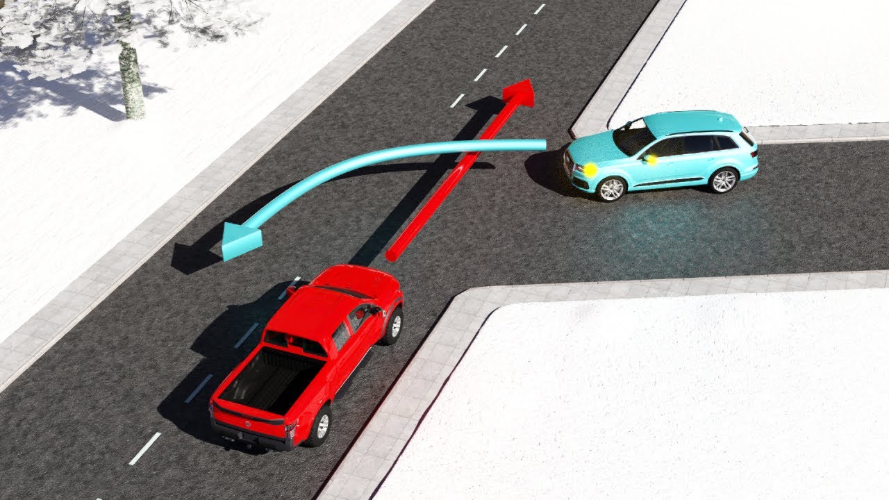 T-intersection. Which Car Should PASS FIRST?