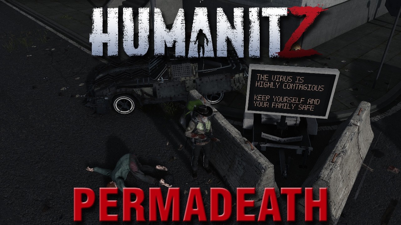 NIGHTMARE Permadeath HumanitZ - | Zombie Survival Sandbox