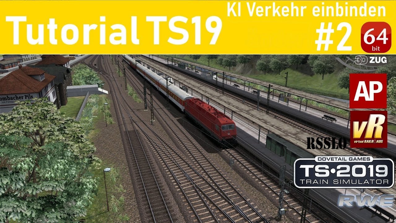 Train Simulator 2019 Szenario erstellen mit KI Verkehr