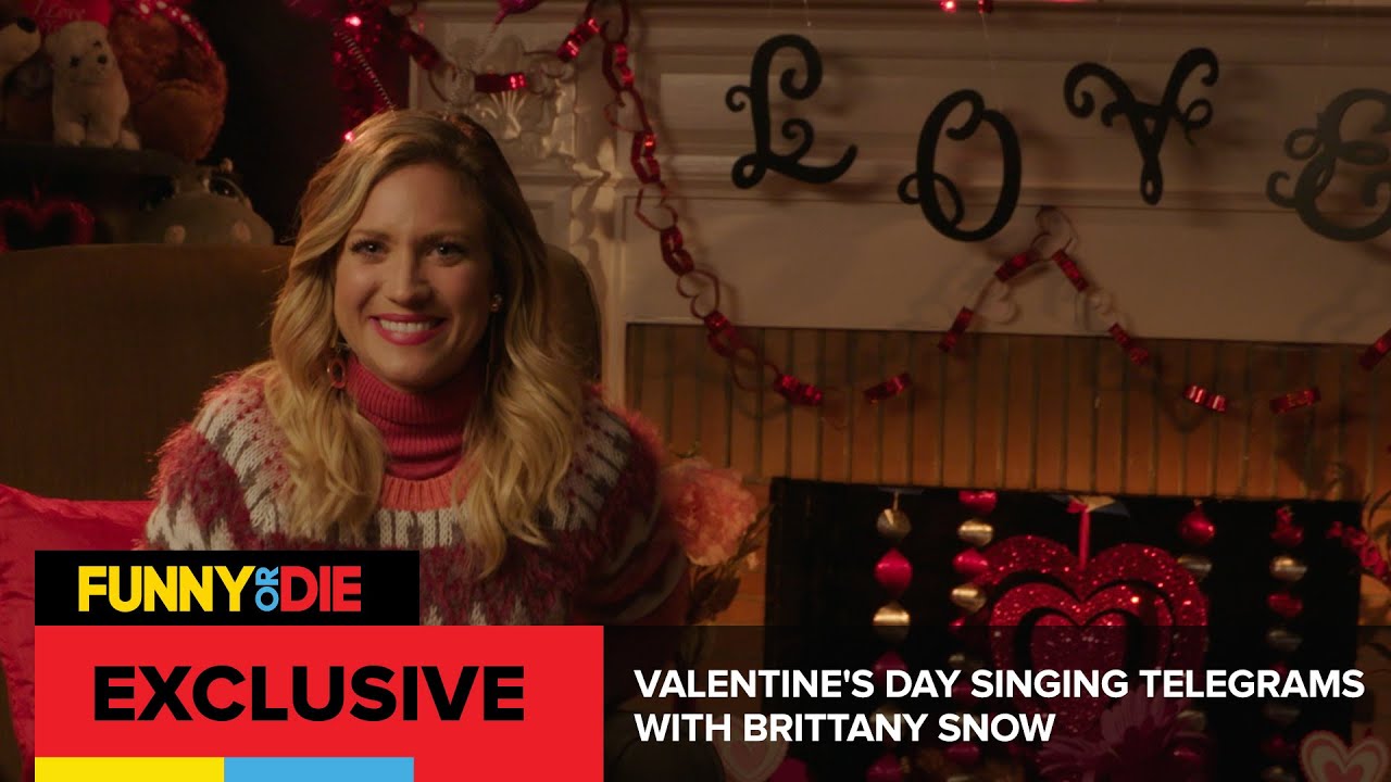Valentine's Day Singing Telegrams with Brittany Snow
