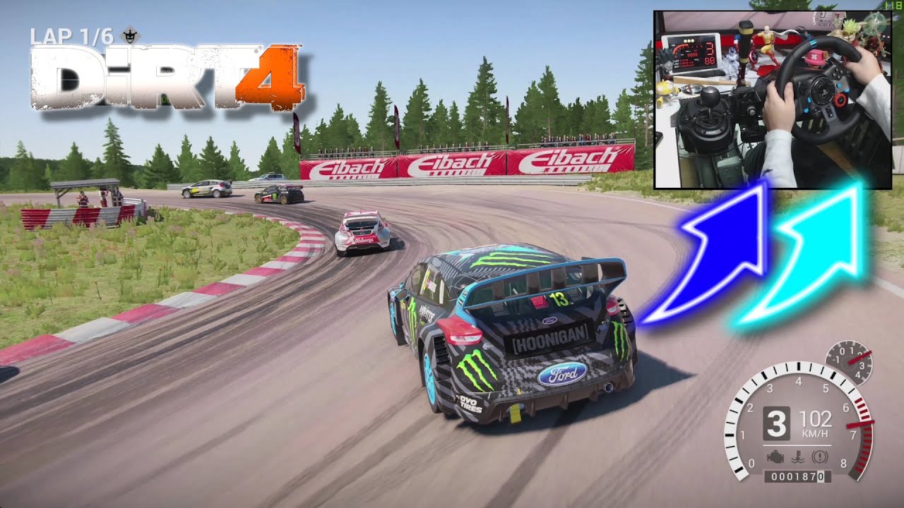 Ford Focus RS Hoonigan Rallycross / Logitech G29 DiRT 4