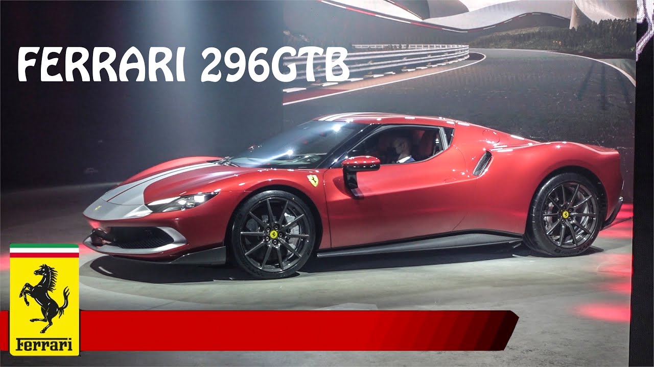 The launch of the new FERRARI 296 GTB V6 Hybrid 818 HP