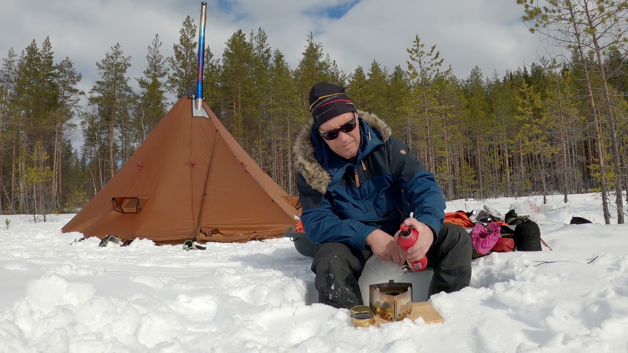 Nortent Lavvo 4  overnight in the cold