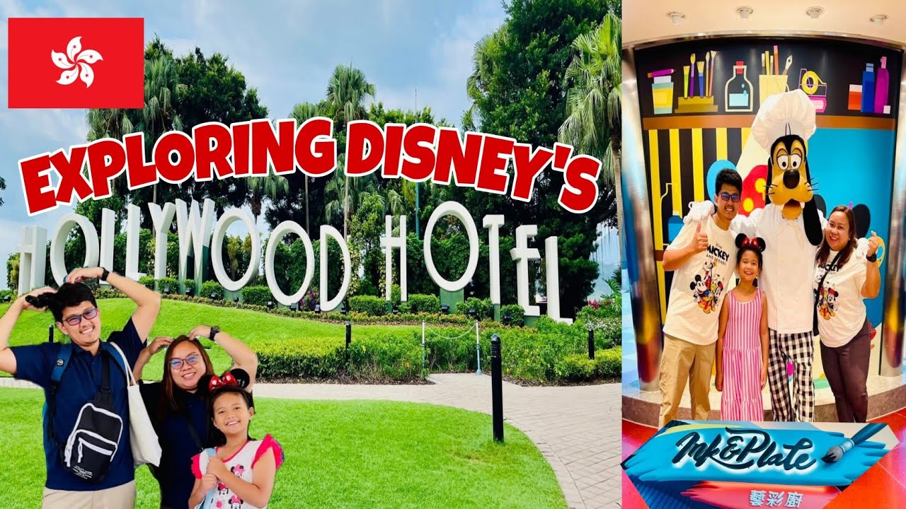 DISNEY'S HOLLYWOOD HOTEL | PART 2 | INK & PLATE | EXPLORING 3 HOTELS IN DISNEYLAND | HK | TITSER DIG