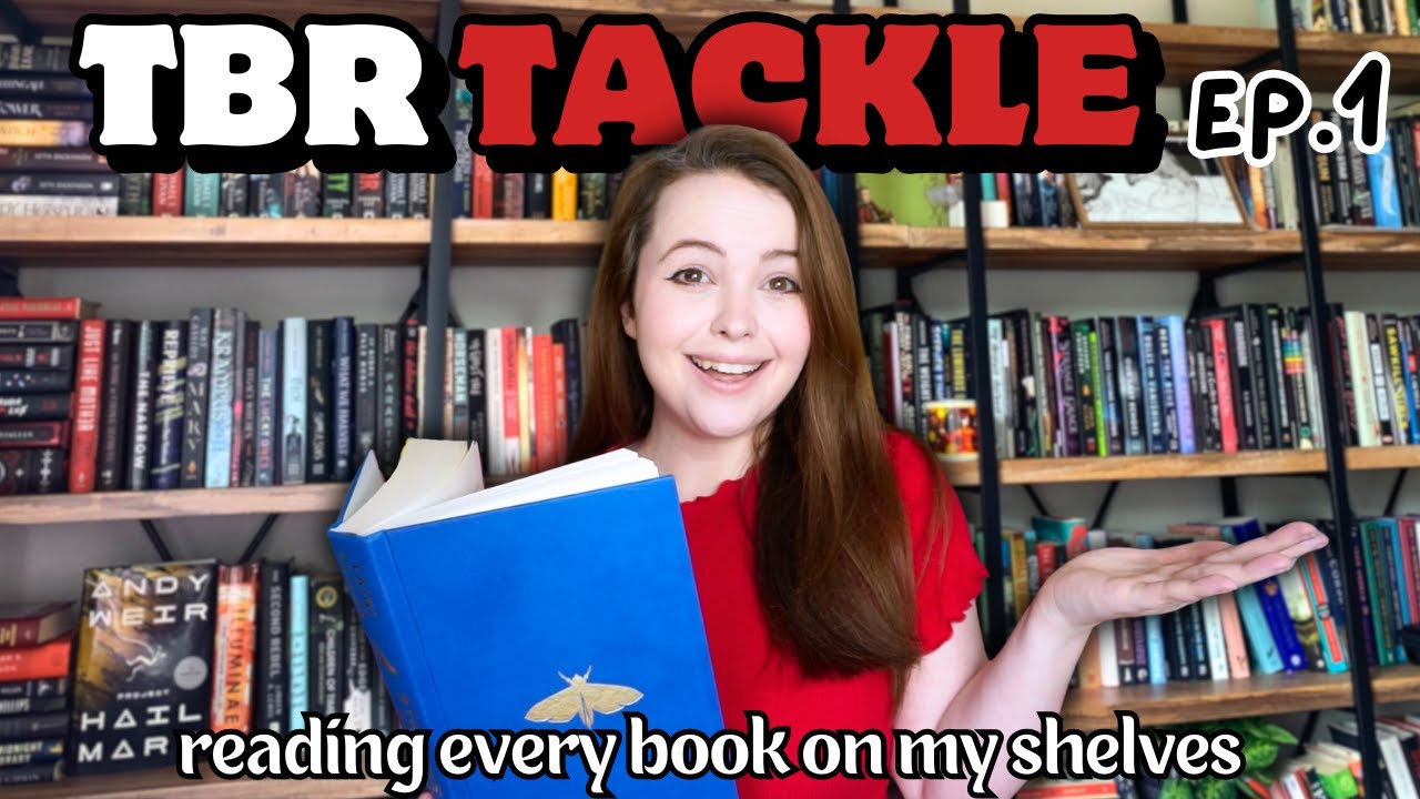 reading EVERY book on my shelves in 1 year 📚 TBR TACKLE EP. 1