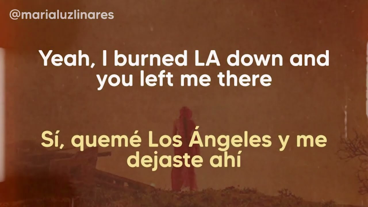 🗝 i burned la down - noah cyrus (lyrics/español) 🗝