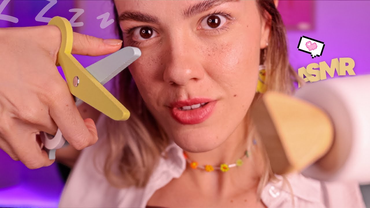 ASMR ROLEPLAY | CORTANDO SEU CABELO NO SALÃO DE MADEIRA 🪵💆🏻‍♀️ Voz suave e Cuidado Pessoal
