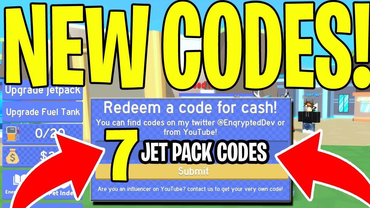 JETPACK SIMULATOR NEW CODES 🚀 BOSSES UPDATE ☠ ROBLOX *NEW*