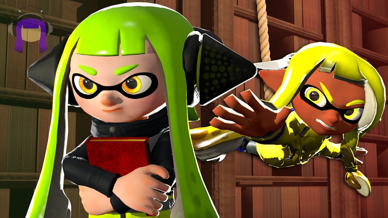 Анимация Splatoon: Библиотечный вор