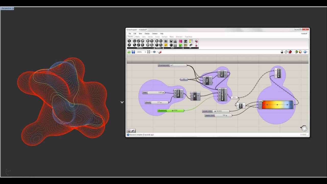 metaball grasshopper3d