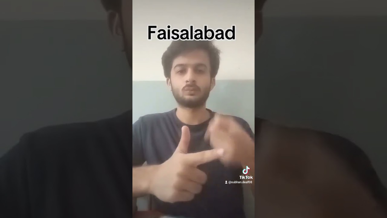 basic words pakistan sign language 